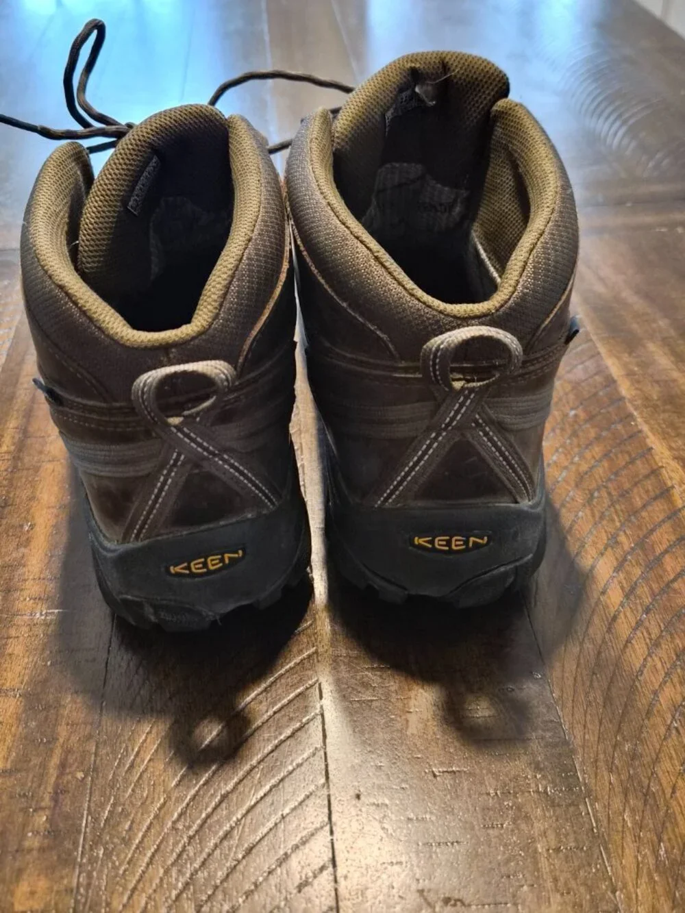 Keen Targhee II Mid Boots Mens 13 M Waterproof Hiking Comfort Ankle Top Brown